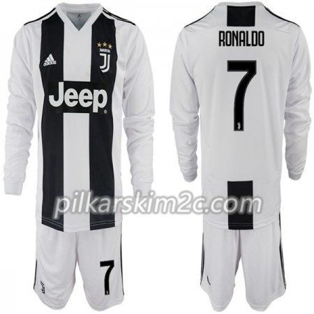 Koszulka Juventus Ronaldo 7 Dziecięca Główna 2018-2019 - Koszulki Piłkarskie(L/S)